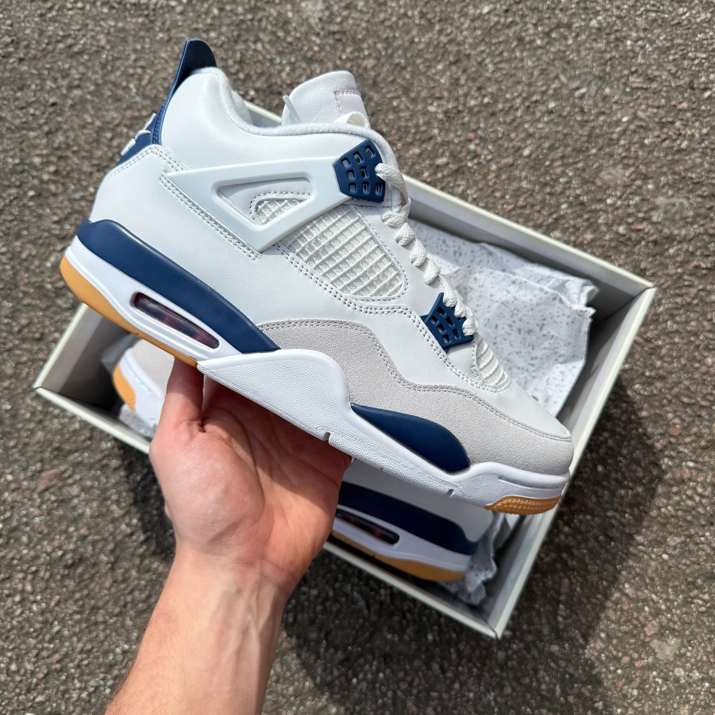 Nike SB x Air Jordan 4 'Navy' (DR5415-100)