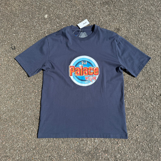 Palace SS24 'Washed 2 in 1' T-Shirt Navy