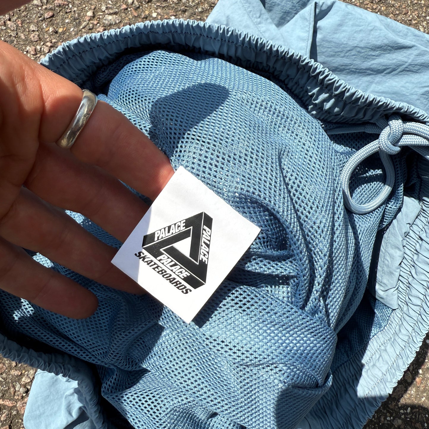 Palace SS24 - Baggy Shell Pants Hazy Blue