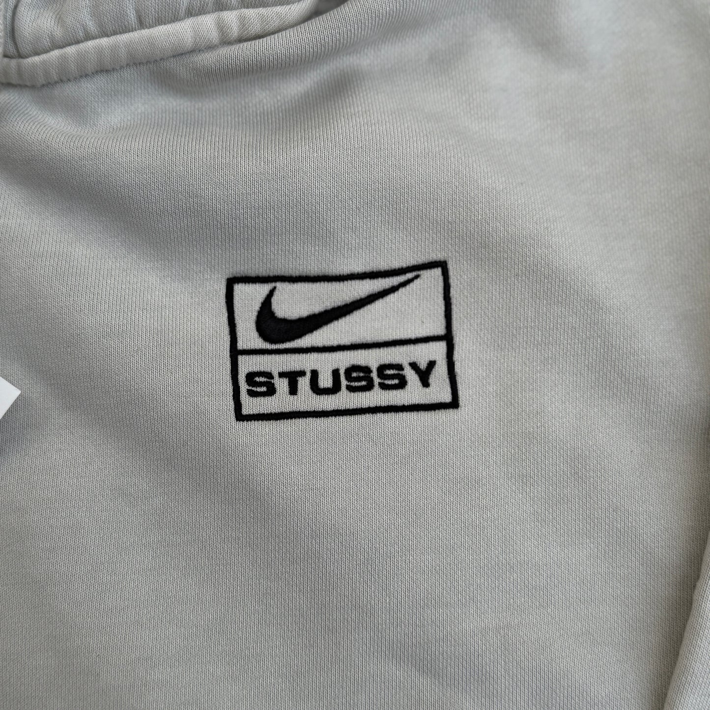 Stussy x Nike Pigment Dyed Full Zip Hoody Light Bone